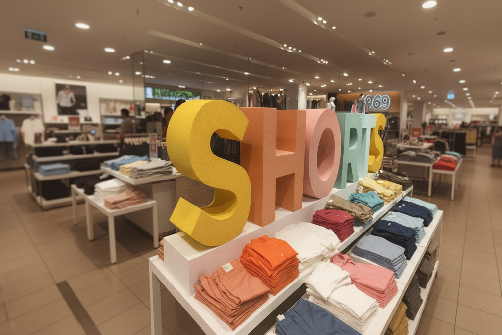 Elementos de decoración personalizados para activaciones en centros comerciales