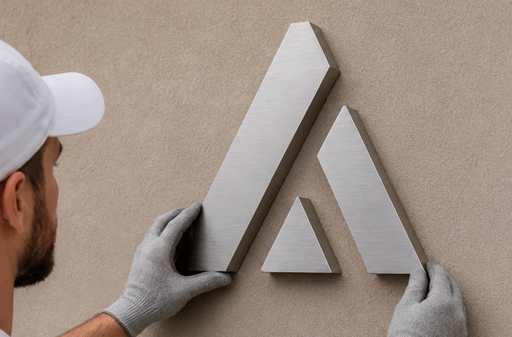Small Metal Letters Logos Header 5 Horizontal