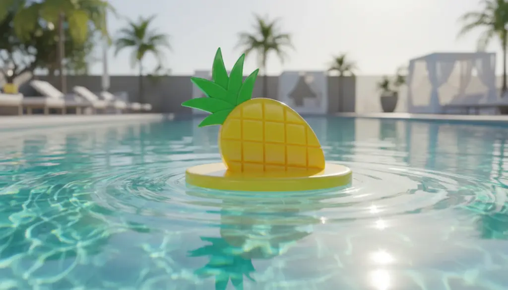 logotipos de piscinas flotantes