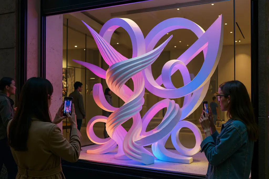 luxury window display design