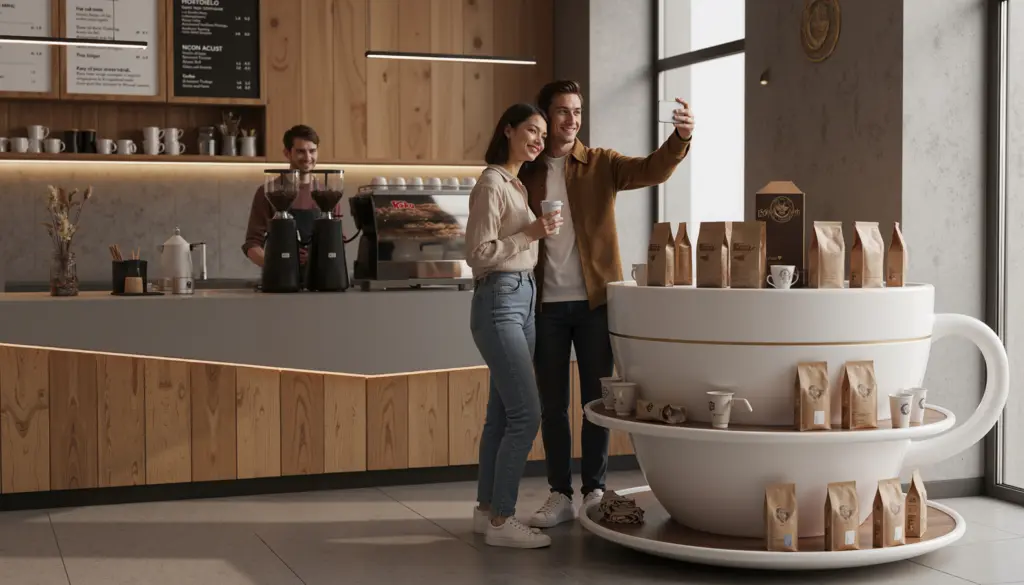 reception area displays