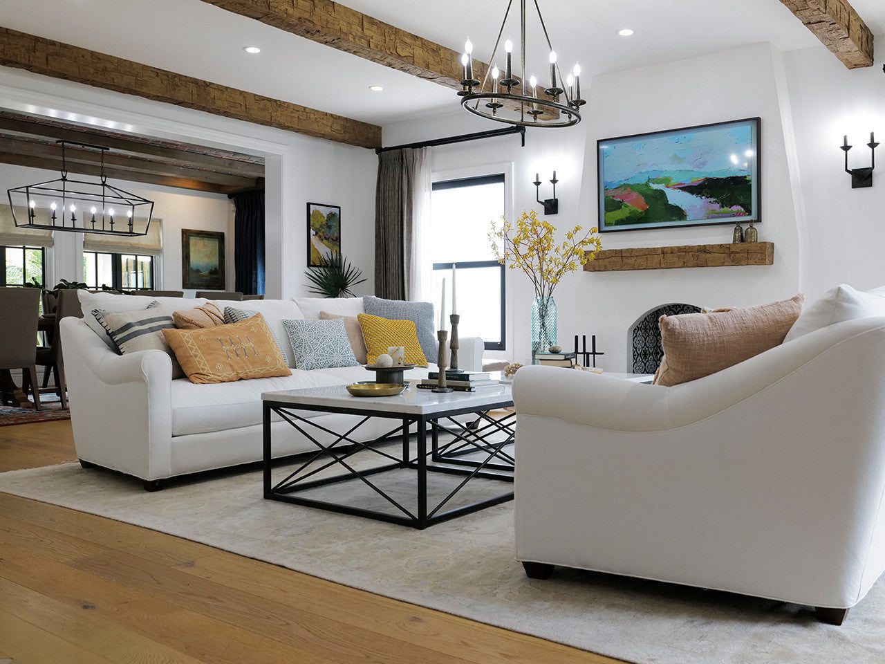 Rough Hewn Faux Wood Beams - Image 2