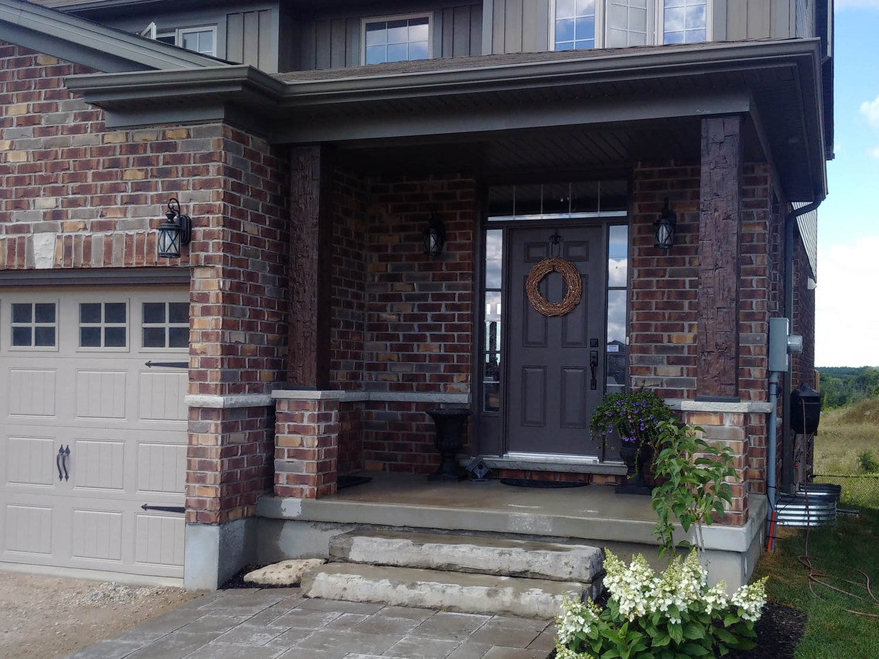 Rough Hewn Faux Wood Beams - Image 3