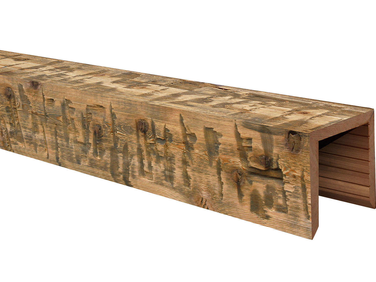 Heavy Hand Hewn Wood Beams - Image 4