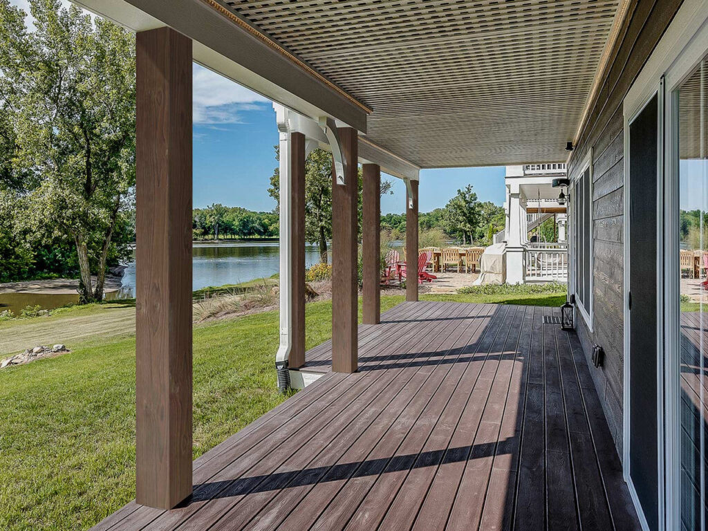 Wire Brushed Wood Beams