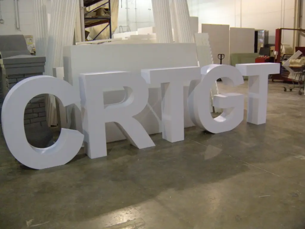 Letras grandes de espuma 8