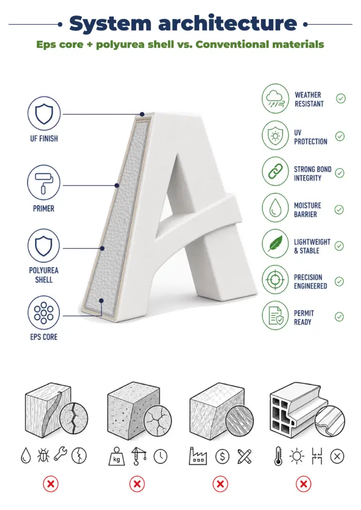 01 Oversized Foam Letters Logos