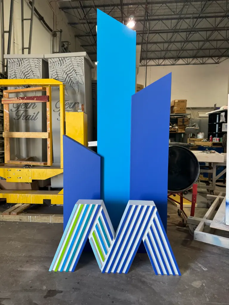 Letras 3D comerciales personalizadas 2