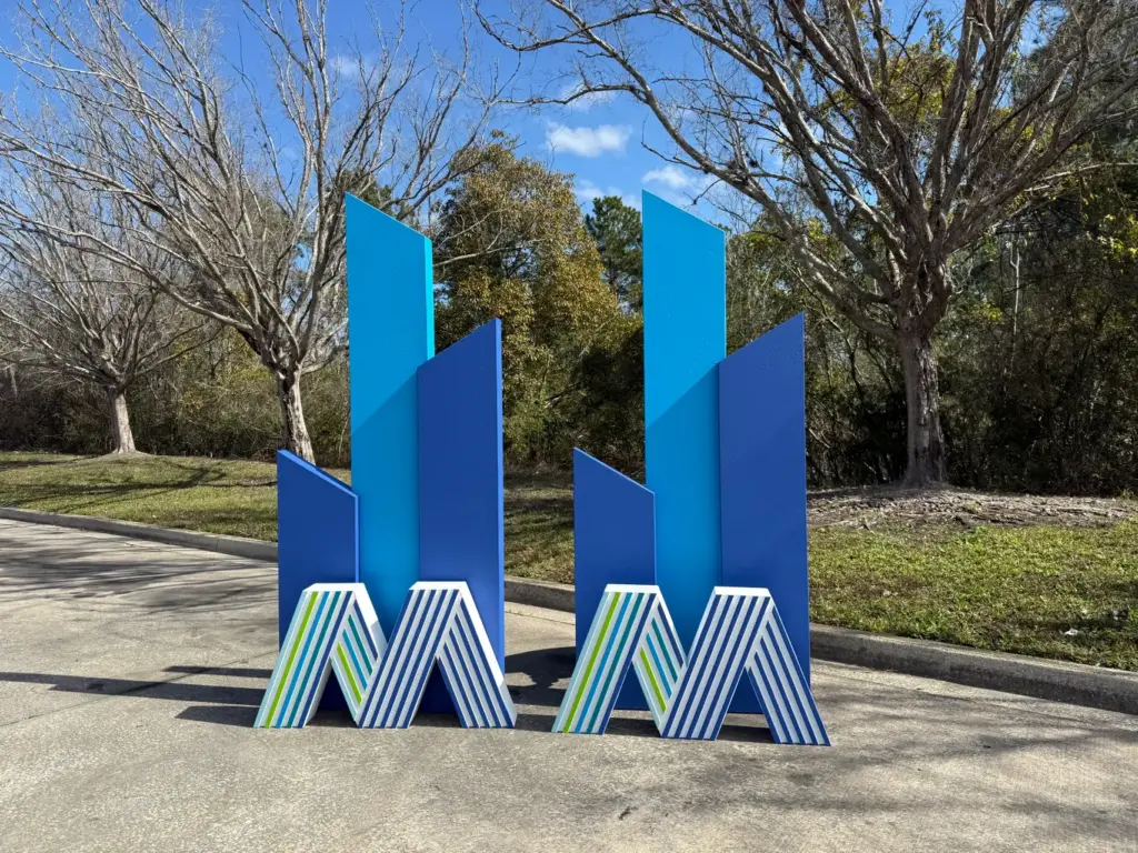 Letras 3D comerciales personalizadas 3