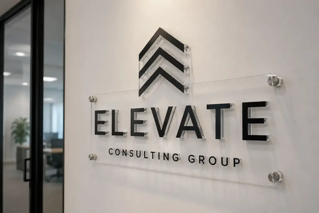 Logotipos de letras acrílicas 4 1