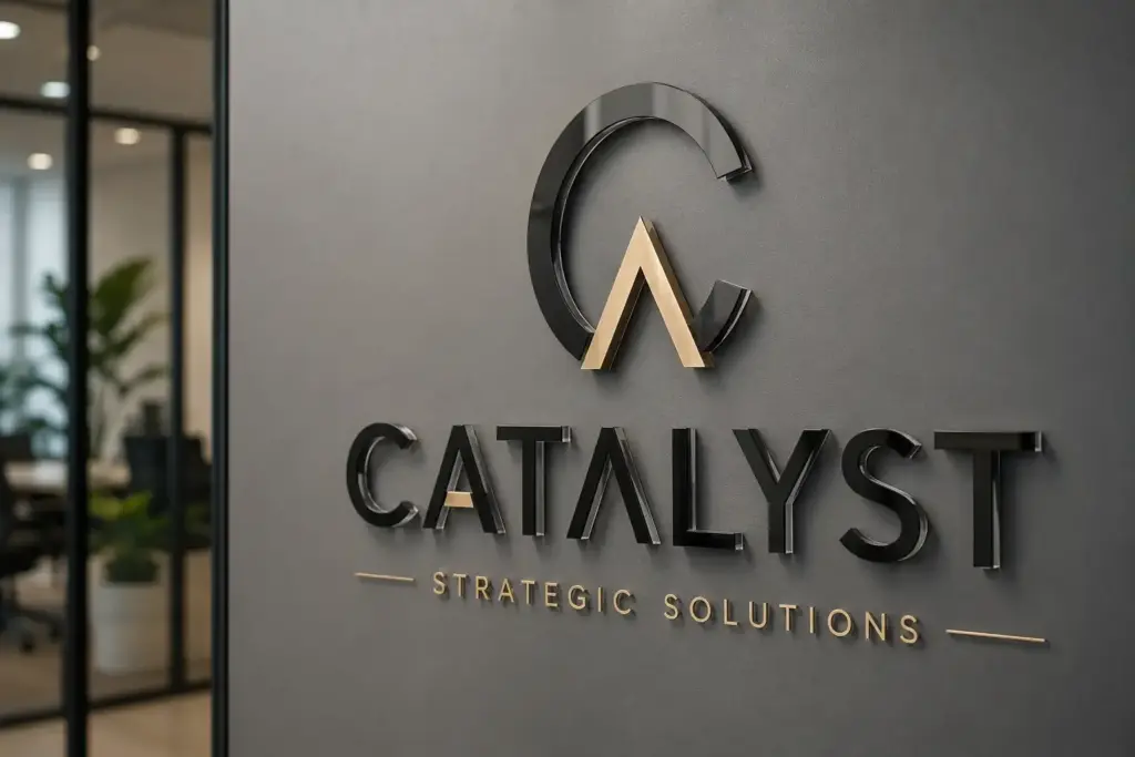 Logotipos de letras acrílicas 5 1