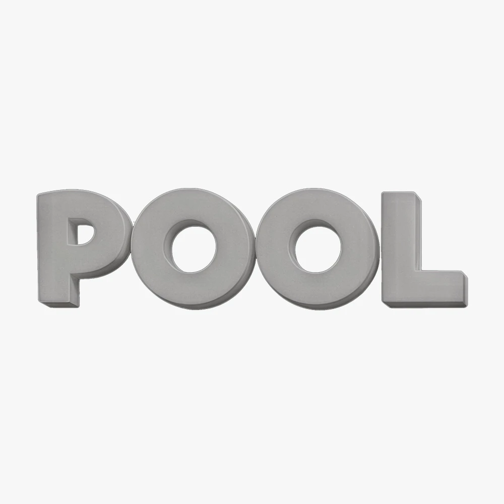 Floating Pool Letters 4