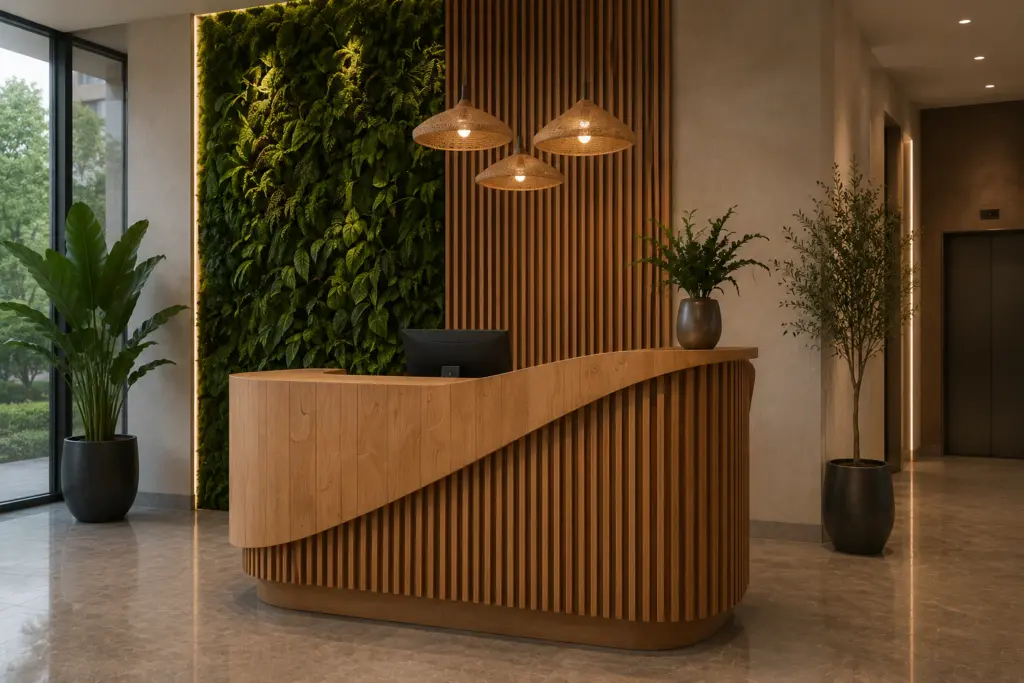 Diseño de área de recepción 5