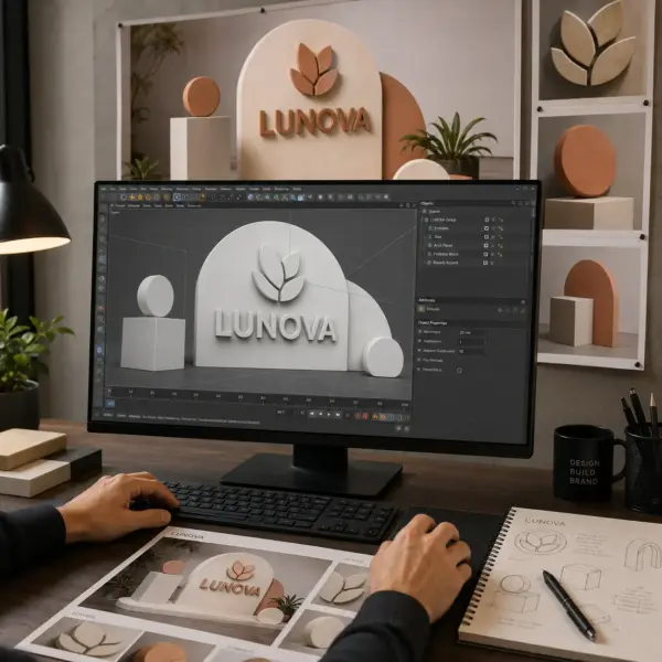 3d Logo Sign 6