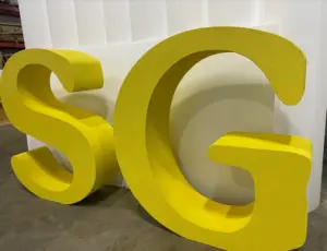 Oversized Foam Letters Logos 14