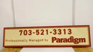 Sandblasted V Carved Signs 11