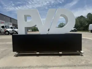 3d Logo Branding Installations M 1