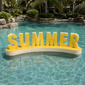 Floating Pool Letters 17