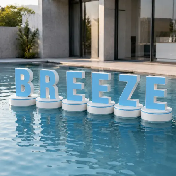 Floating Letters For Pool 18